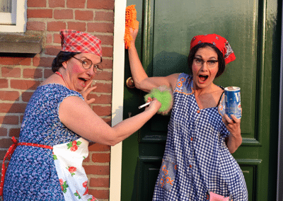 straattheater toiletdames