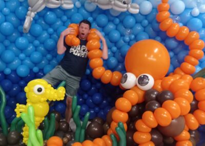 balloon giants inktvis en zeepaard
