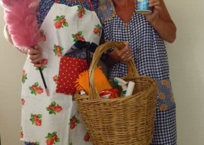 Theater dames schoonmaak