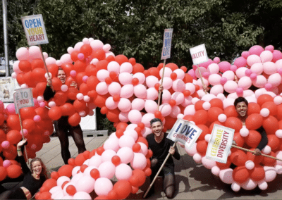 parade amsterdam milkshak hartjes ballonnen