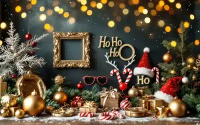 Wat zijn must-have kerstprops voor photobooths?