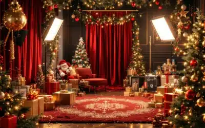 Welke logistiek komt kijken bij kerst photobooth events?