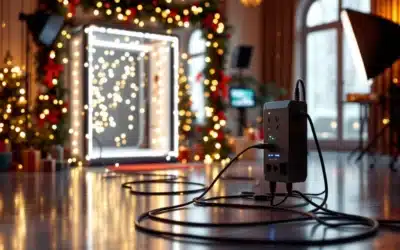 Wat voor stroomvoorziening vragen kerst photobooth opstellingen?