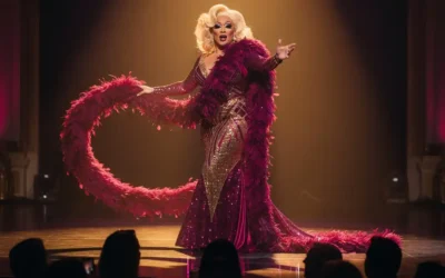 Wat doet een drag queen act op een evenement?