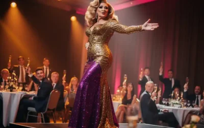 Kan een drag queen act ook voor een zakelijk evenement?