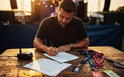 Hoe werkt het boeken van entertainment voor een festival?