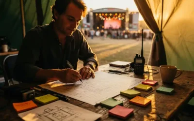 Hoe werkt de programmering van entertainment op een outdoor festival?