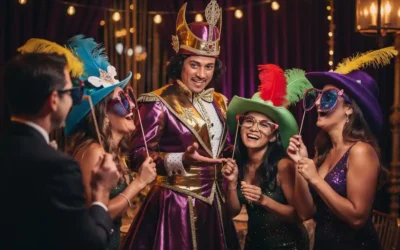 Hoe werkt een fotobooth met professionele entertainers op een feest?