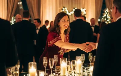 Hostessen in kerstoutfit: zo passen ze bij jouw eindejaarsfeest