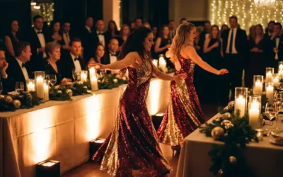 Zo geef je jouw kerstborrel een feestelijke touch met danseressen in thema