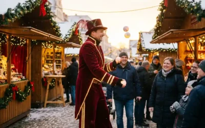 Tips voor entertainment op een kerstmarkt