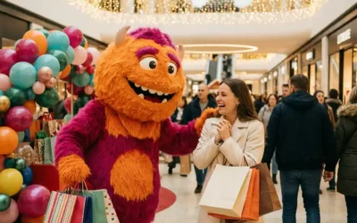 Zo zet je een mascotte in om winkelend publiek te verrassen