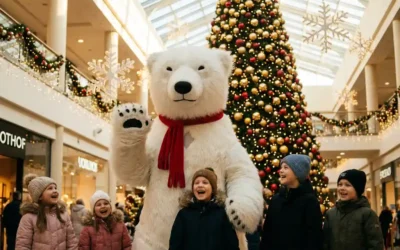 Mascotte-acts voor winkelcentra: zo passen ze bij elk winterthema