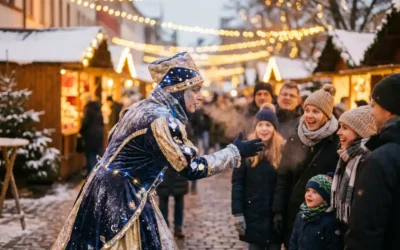 Winter entertainment die je zomaar tegenkomt tijdens het evenement