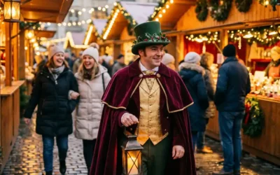 Rondlopende acts op een kerstmarkt: zo werkt dat het beste
