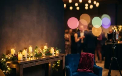 Welke kerstachtergronden zijn trending voor photobooths?